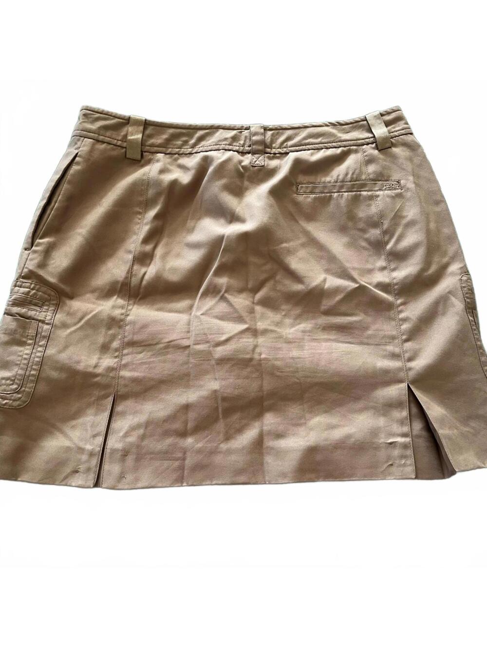 IZOD Khaki Skort Golf Tennis Casual Performance Skirt Shorts - Picture 2 of 7